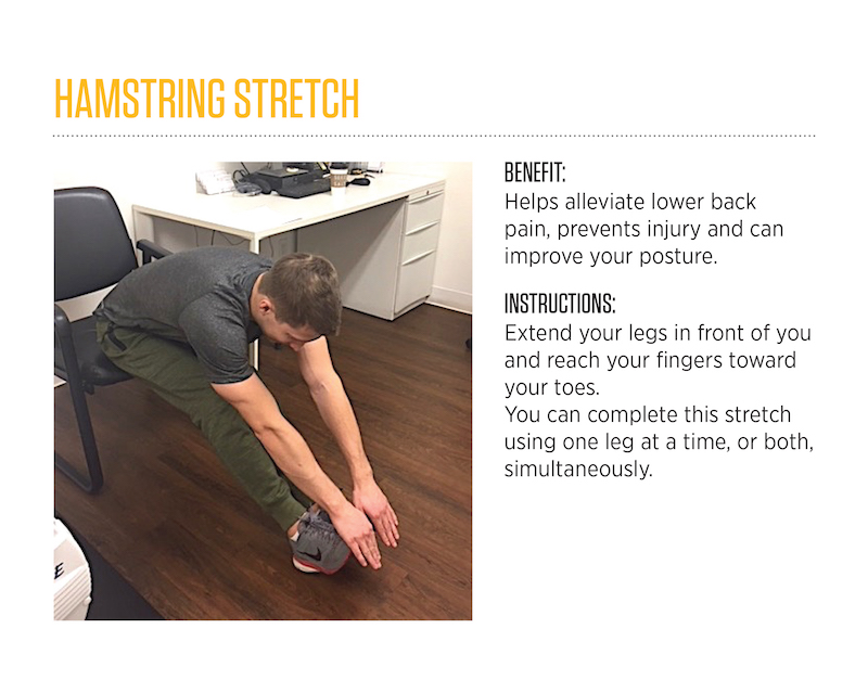 Hamstring stretch