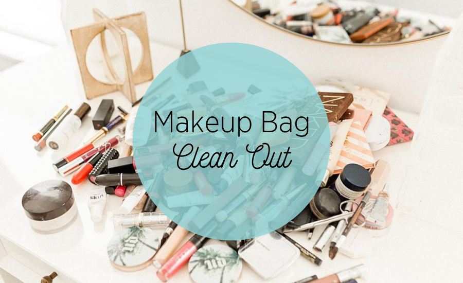 Your makeup bag needs a clean bill of health, too!