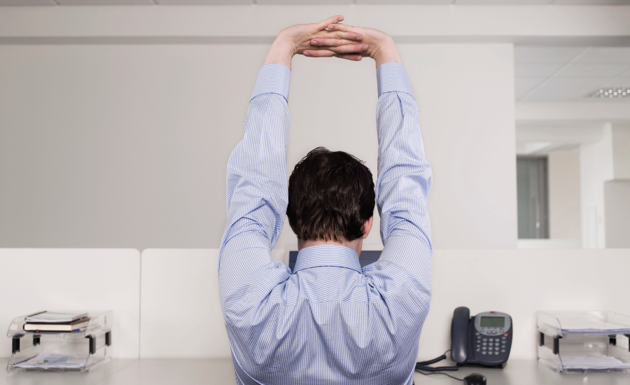 Six Stretches To Do At Your Desk